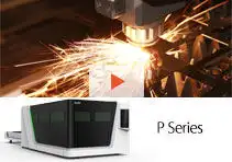 P Series Laser Cutting Machine Cutting 2mm aluminum