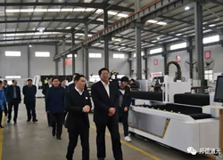 Deputy Mayor of Jinan City, Su Shuwei, Visited Jinan Bodor CNC Machine Co.,Ltd on the First Working