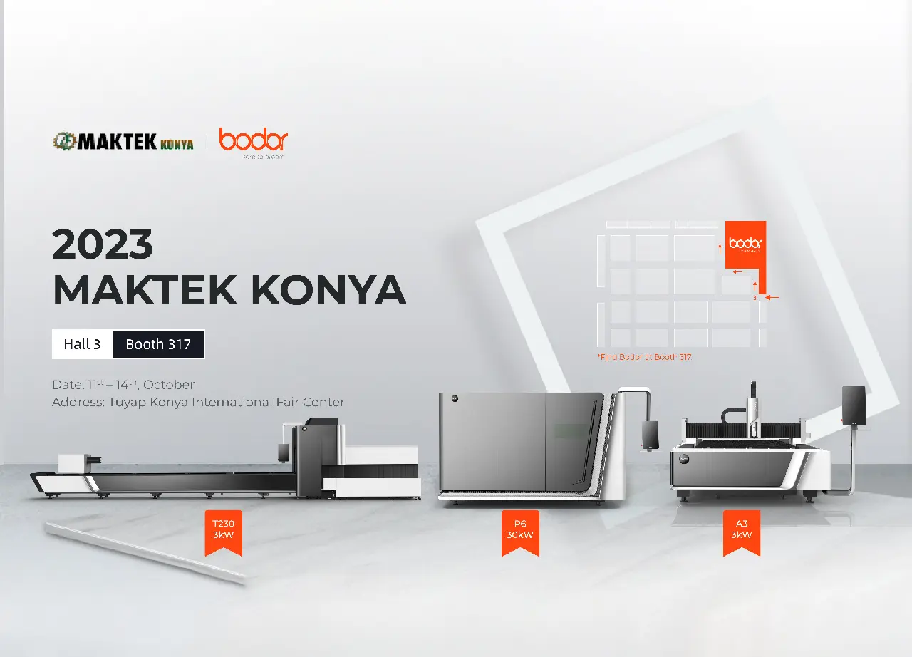Bodor Top Laser Cutting Show in the World’s Leading Exhibition - MAKTEK KONYA 2023