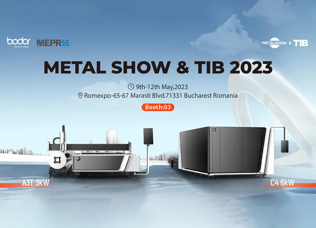 Bodor Top Laser Cutting Show in the World’s Leading Exhibition - METAL SHOW & TIB 2023