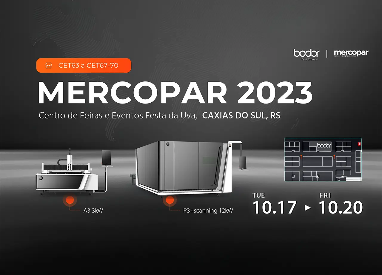 Bodor Top Laser Cutting Show in the World’s Leading Exhibition - MERCOPAR 2023