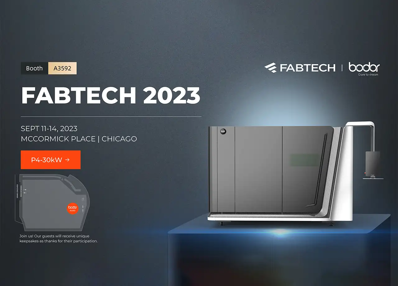 Bodor Top Laser Cutting Show in the World’s Leading Exhibition - FABTECH 2023