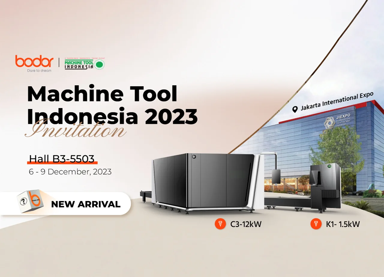 Bodor Top Laser Cutting Show in the World’s Leading Exhibition - Machine Tool Indonesia 2023