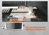 Bodor Laser Stainless Steel Cutting Video Real Shot Cutting 20mm ss