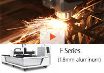 F Fiber Laser Cutting Machine 1.8mm aluminum Cutting Show