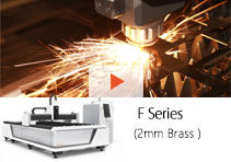 F Fiber Laser Cutting Machine 2mm Brass Cutting Show