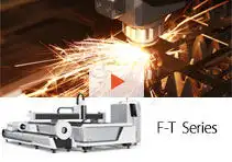 Dual-use laser cutting machine F-T series of processing demo video