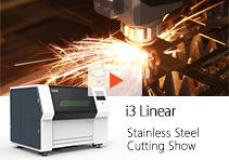 Precise Laser Cutting Machine i3 Linear Stainless Steel Cutting Show