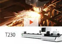 T230 Laser Cutting Machine Cutting 4mm Carbon Steel
